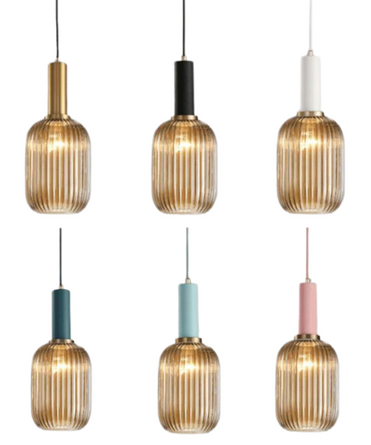 Walden - Vintage Textured Glass Pendant Lights