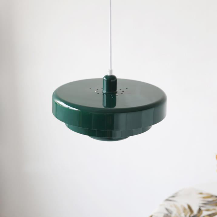 Pendant Light mounting detail view — layered metal shade | Casa Norex