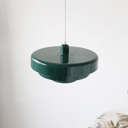 Pendant Light mounting detail view — layered metal shade | Casa Norex