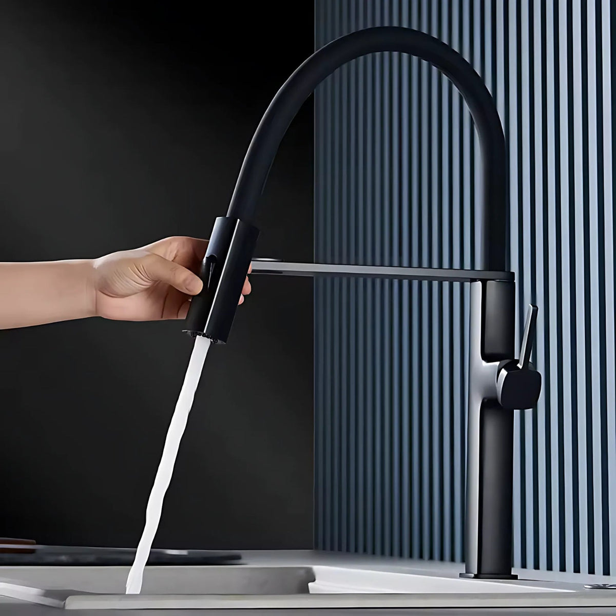 Sterling Luxury Pull-Down Kitchen Faucet — 3 available finishes | Casa Norex