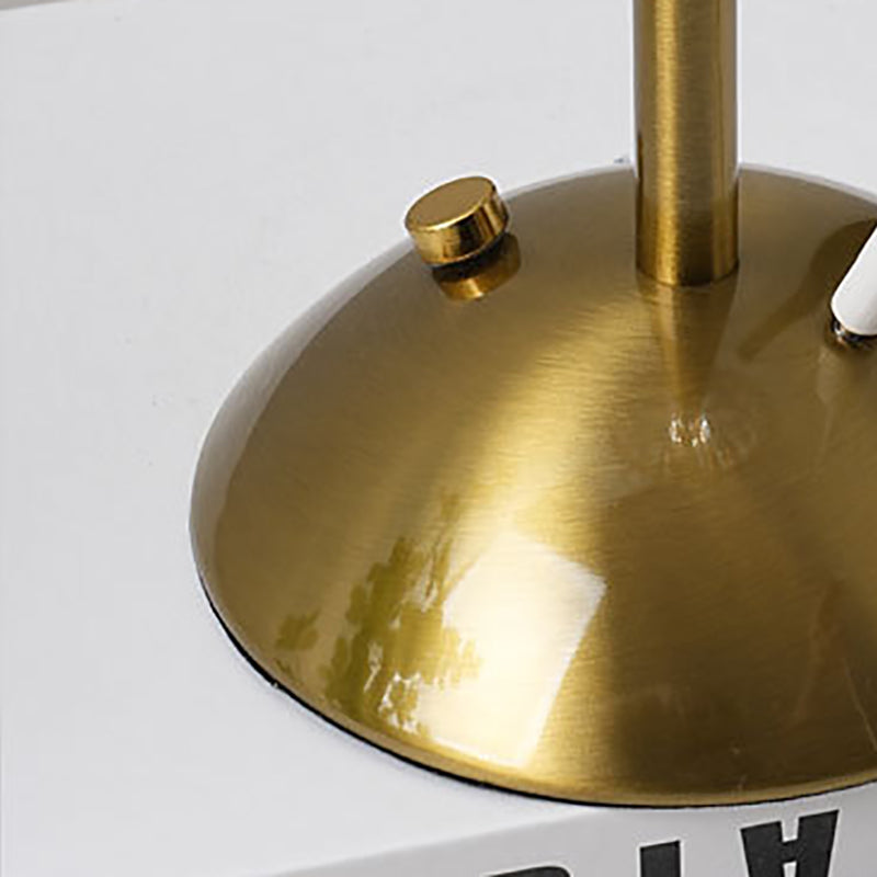 Table Lamp alternate angle detail — pleated fabric shade on iron base 2 | Casa Norex