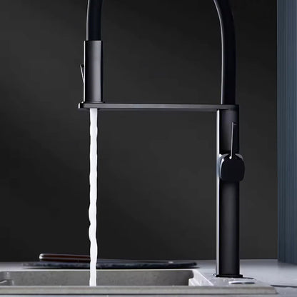 Sterling Luxury Pull-Down Kitchen Faucet — dual-mode pull-down sprayer, angled view | Casa Norex