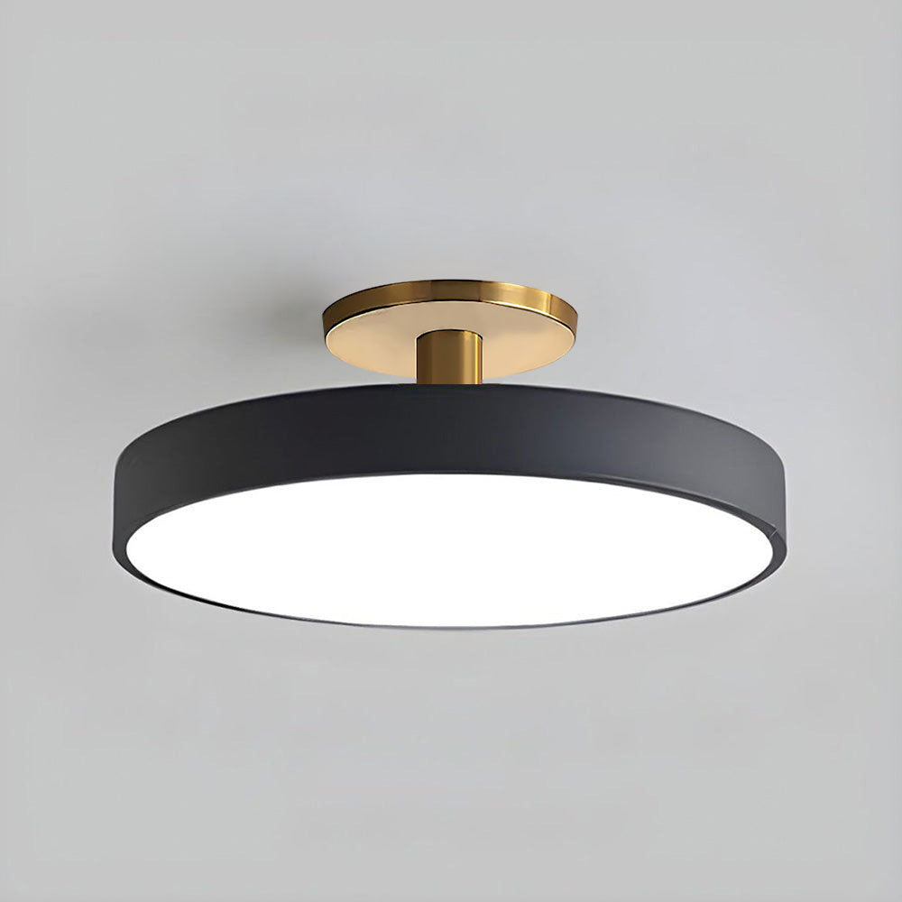 Semi-flush ceiling light pink color variant — Casa Norex