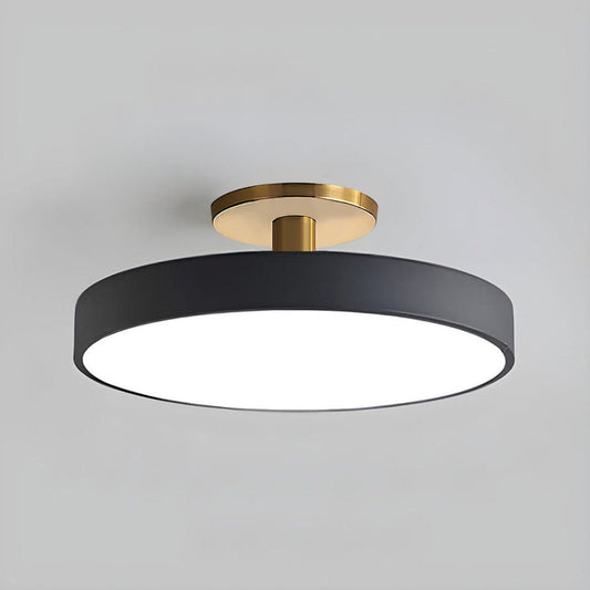 Semi-flush ceiling light pink color variant — Casa Norex