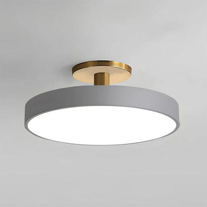 Semi-flush mount acrylic LED ceiling light — low-profile diffuser with even glow | Casa Norex