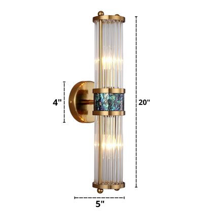 Glass Crystal Wall Sconce