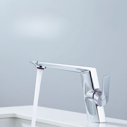 Purelane Bathroom Faucet spout close-up — Brushed Gold finish — Casa Norex