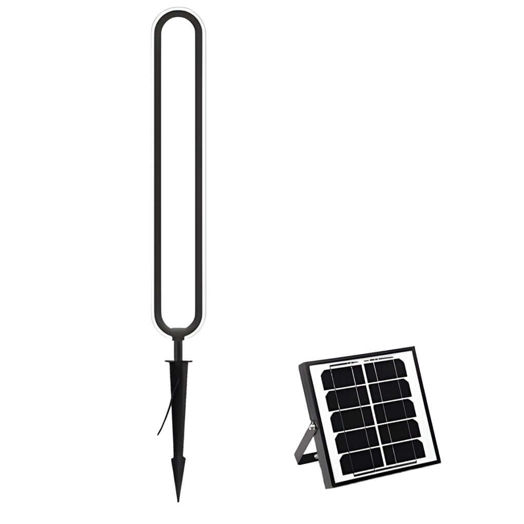 Halo Oval Ring Solar Landscape Light, product view 13