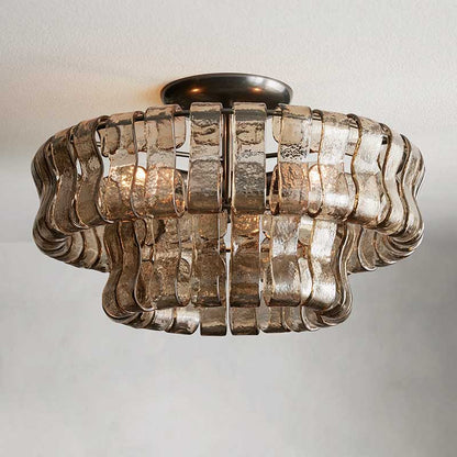 Italian-inspired glass ceiling light — Casa Norex