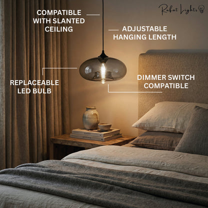 Chandelier Kúla Glass Ball - Pendant Light