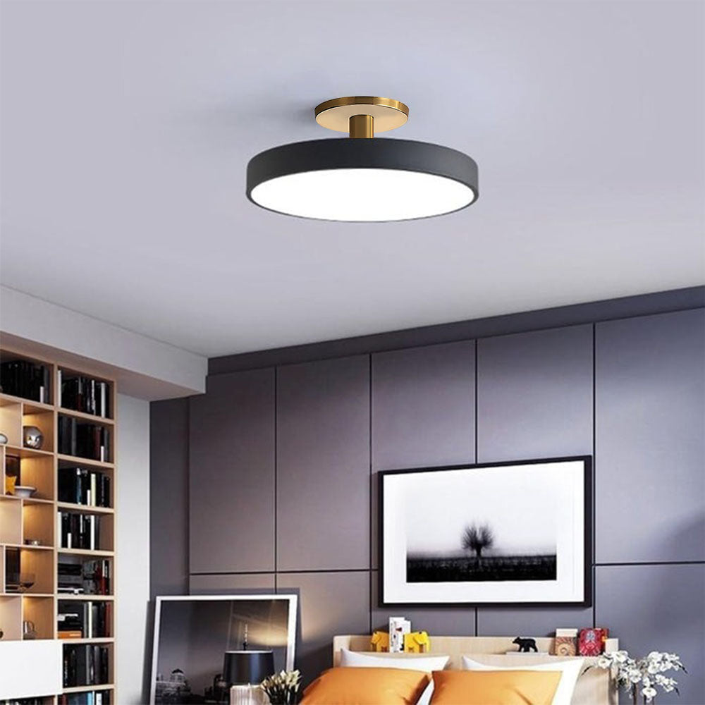 Semi-flush mount ceiling light small size for hallway — Casa Norex