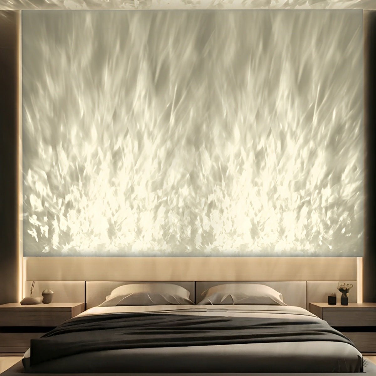 Close-up of glass diffuser on ripple LED wall washer light | Casa Norex