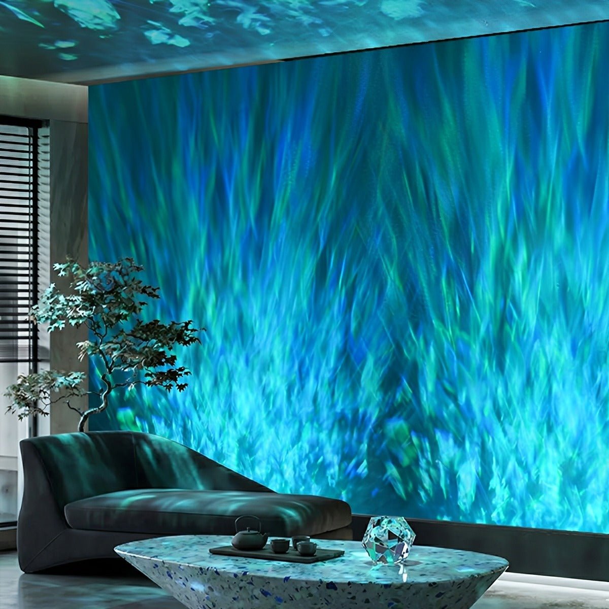 LED wall washer light in bedroom setting — Casa Norex