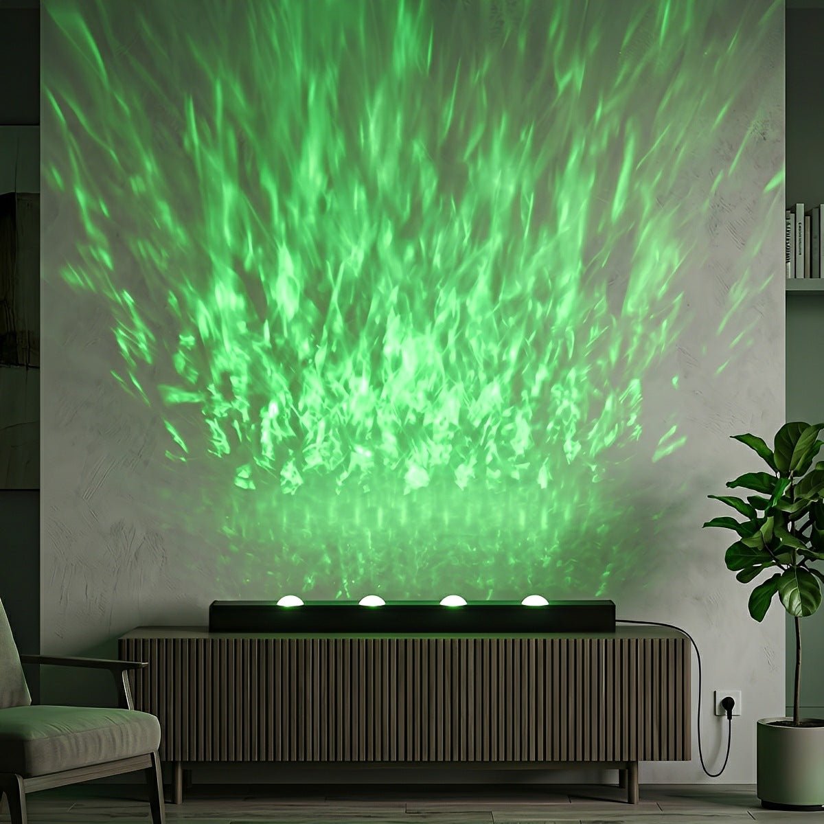 LED wall washer light in hallway setting — Casa Norex