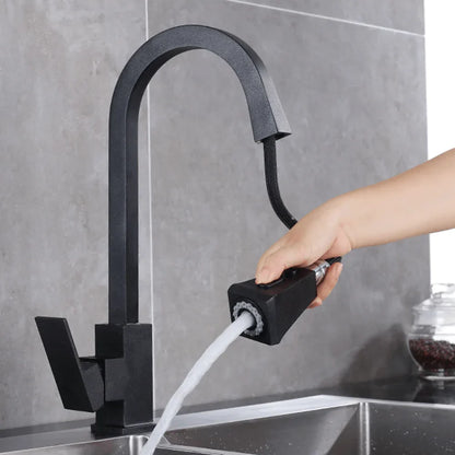 Brookhaven 2-Mode Pull-Out Kitchen Faucet — 3 available finishes | Casa Norex