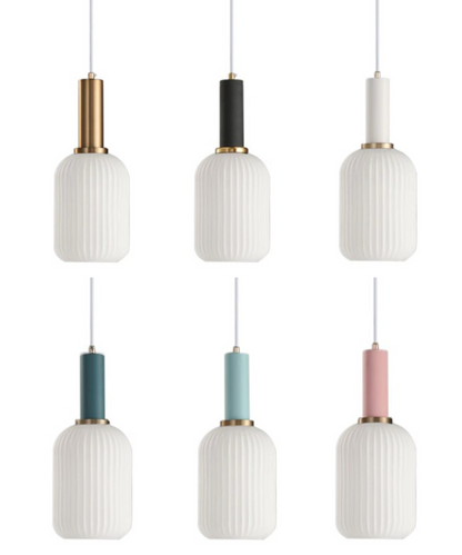 Walden - Vintage Textured Glass Pendant Lights
