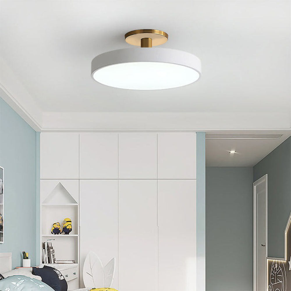 Semi-flush mount ceiling light hardware frame installation — Casa Norex