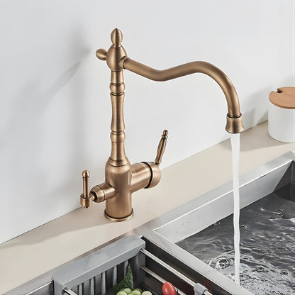 Claritas Kitchen Faucet spout close-up — Chrome finish — Casa Norex