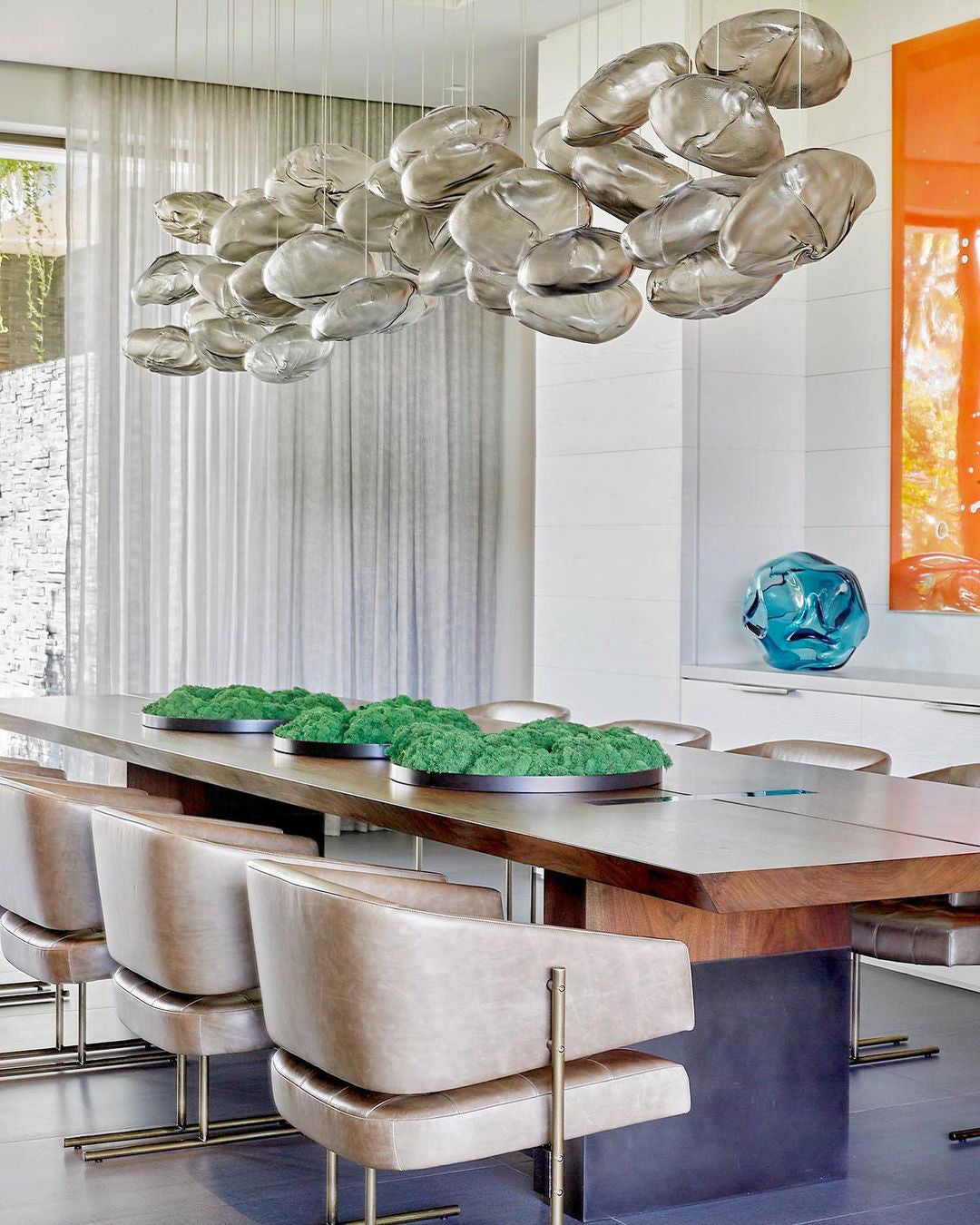Random 73 Glass Pendant Light