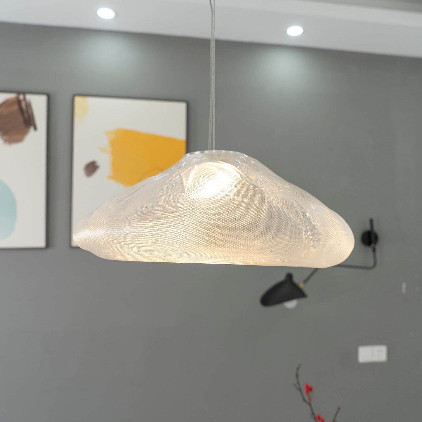 Random 73 Glass Pendant Light