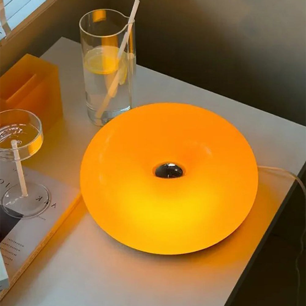 Donut table lamp wall-mounted angle — orange | Casa Norex