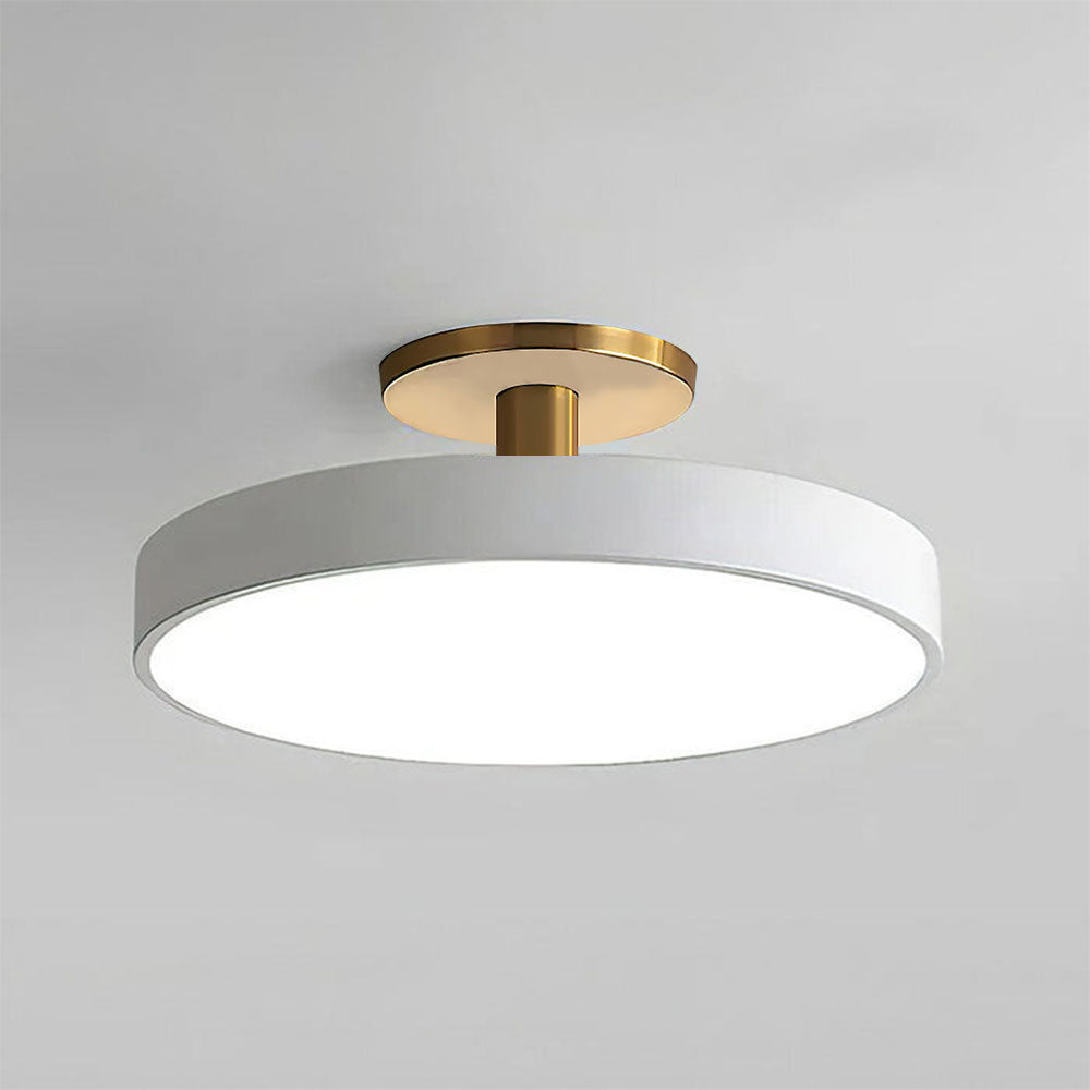 Semi-flush ceiling light medium size warm light mode — Casa Norex