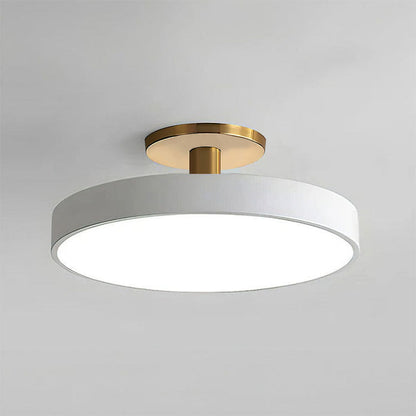 Semi-flush ceiling light medium size warm light mode — Casa Norex