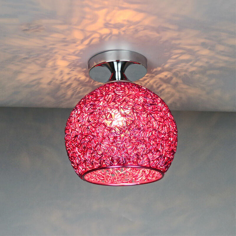 Semi-Flush Mount Ceiling Light finish option — Silver | Casa Norex