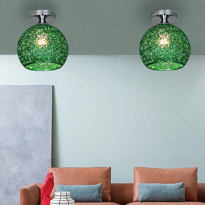 Semi-Flush Mount Ceiling Light finish option — Green | Casa Norex