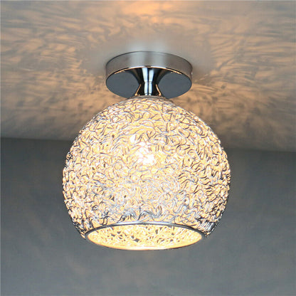 Semi-Flush Mount Ceiling Light — aluminum dome shade | Casa Norex