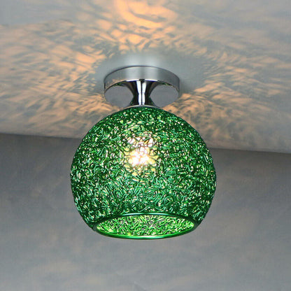 Semi-Flush Mount Ceiling Light finish option — Red | Casa Norex