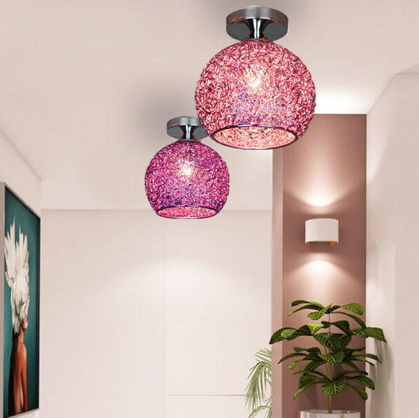 Semi-Flush Mount Ceiling Light finish option — Black | Casa Norex