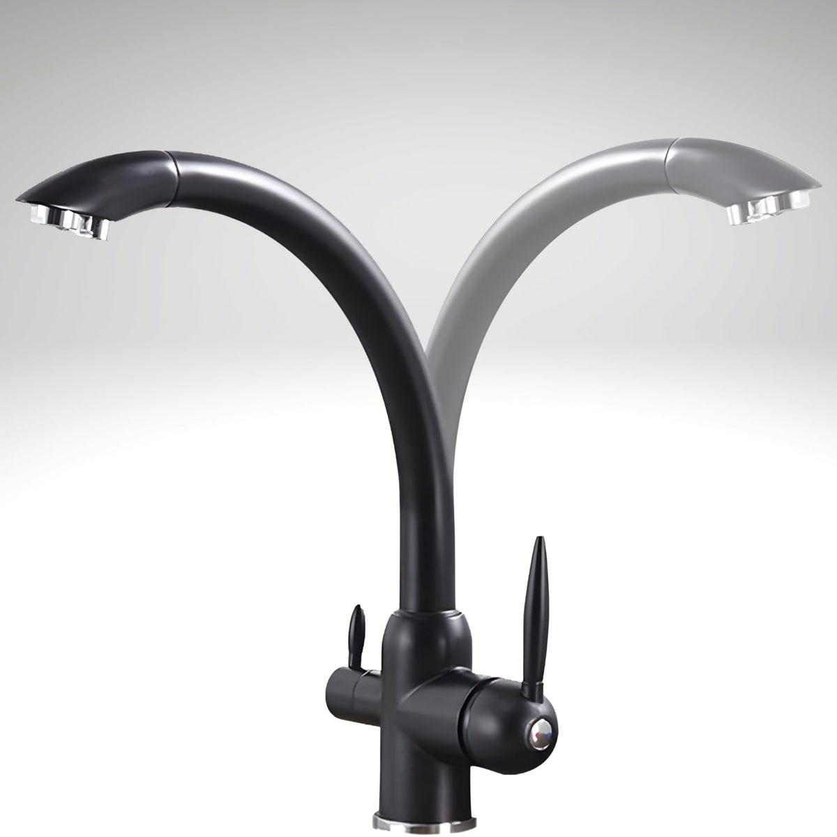 Stonewell 3-Way Kitchen Faucet — dual-handle control | Casa Norex