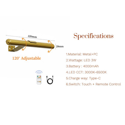 Atelier Cordless Rechargeable Picture Light