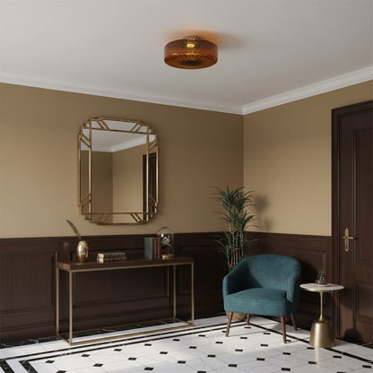 Amber Razia ceiling light in modern living room - Casa Norex
