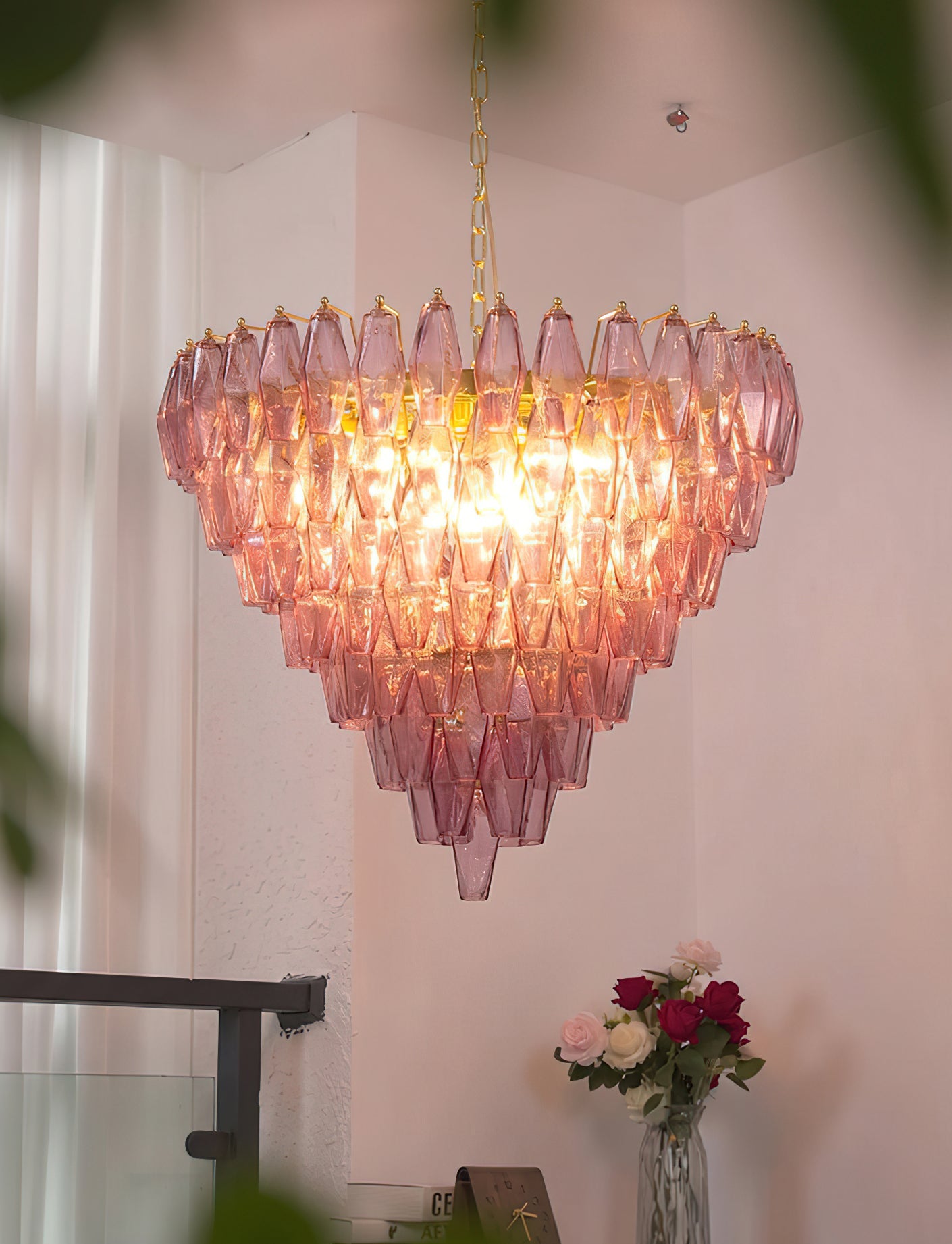 Ametista Glass Chandelier