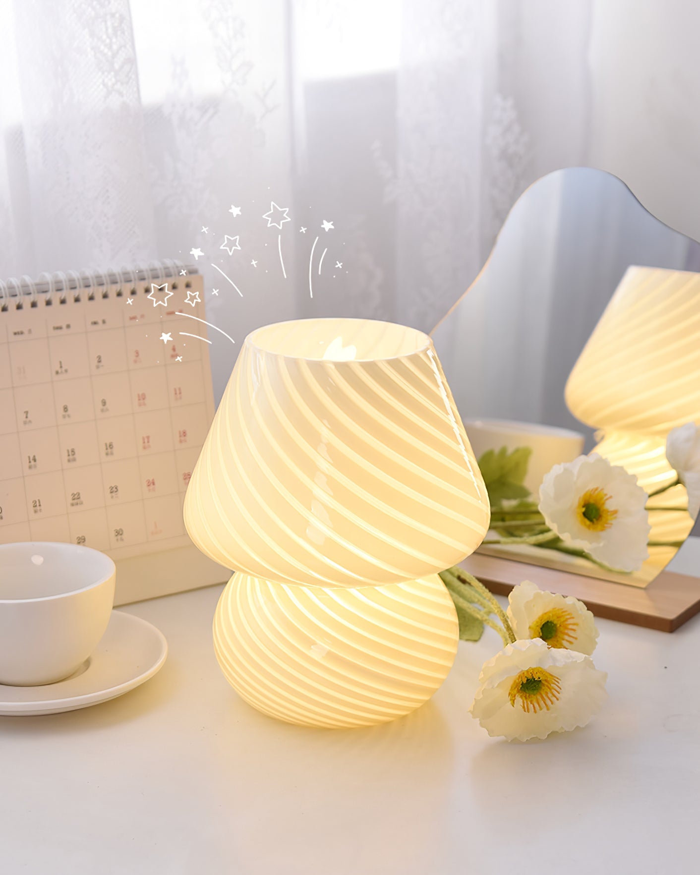 Ansel Glass Table Lamp