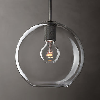 Armed Brass Pendant Lamp
