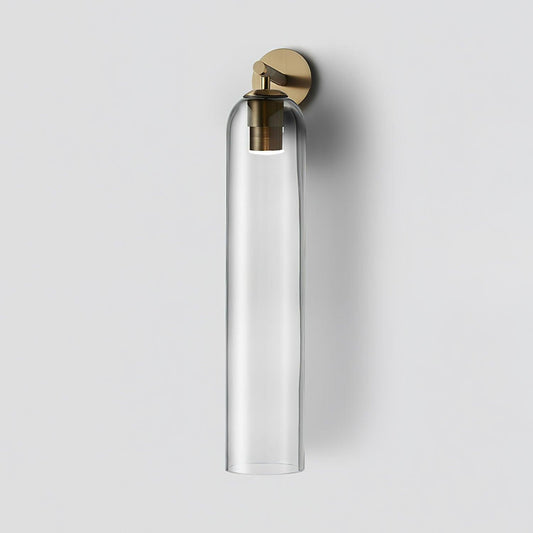 Art Glass Sconce — iron frame with mouthblown glass shade | Casa Norex