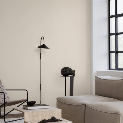 Stella wall lamp installed living room architectural accent - Casa Norex
