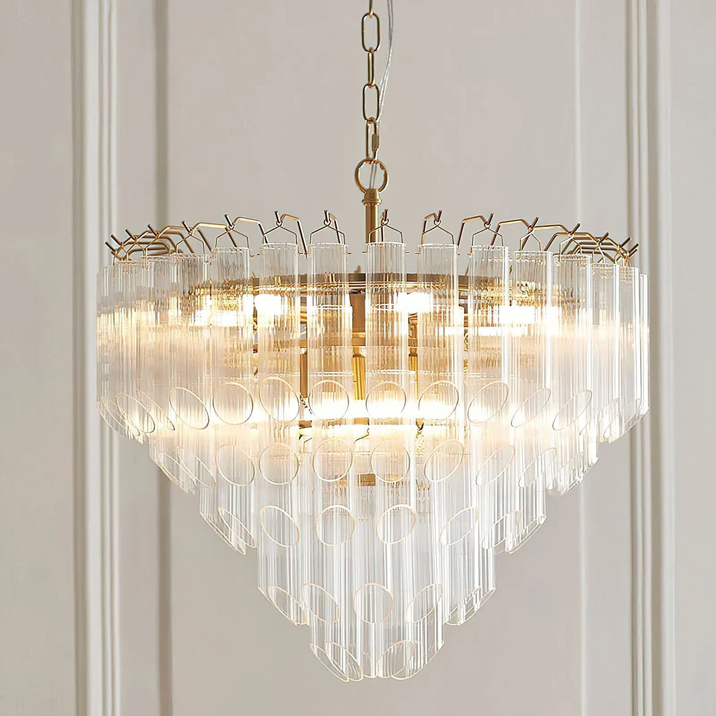 Astoria Waterfall Glass Chandelier