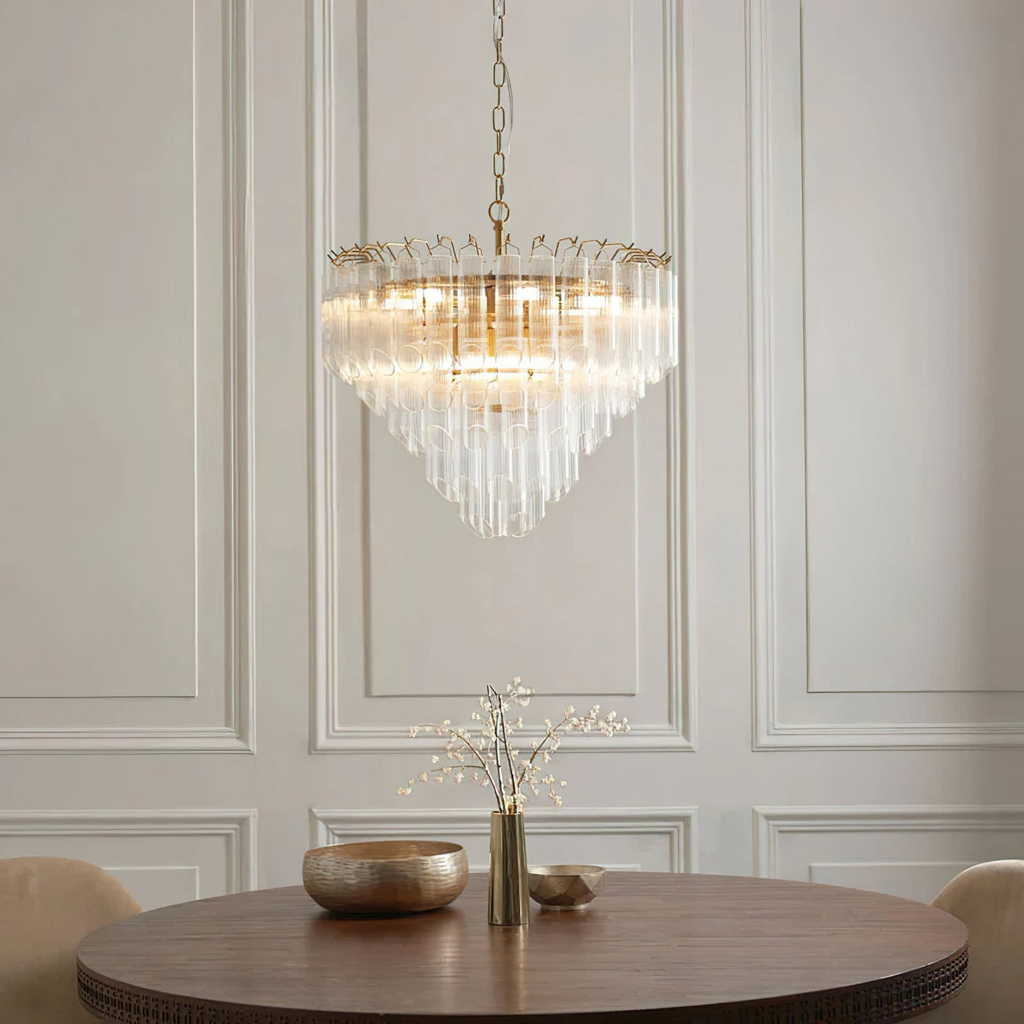 Astoria Waterfall Glass Chandelier