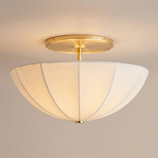 Auden Fabric Semi-Flush Mount