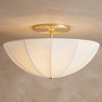 Auden Fabric Semi-Flush Mount