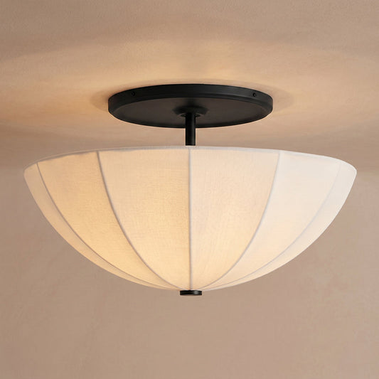 Auden Fabric Semi-Flush Mount