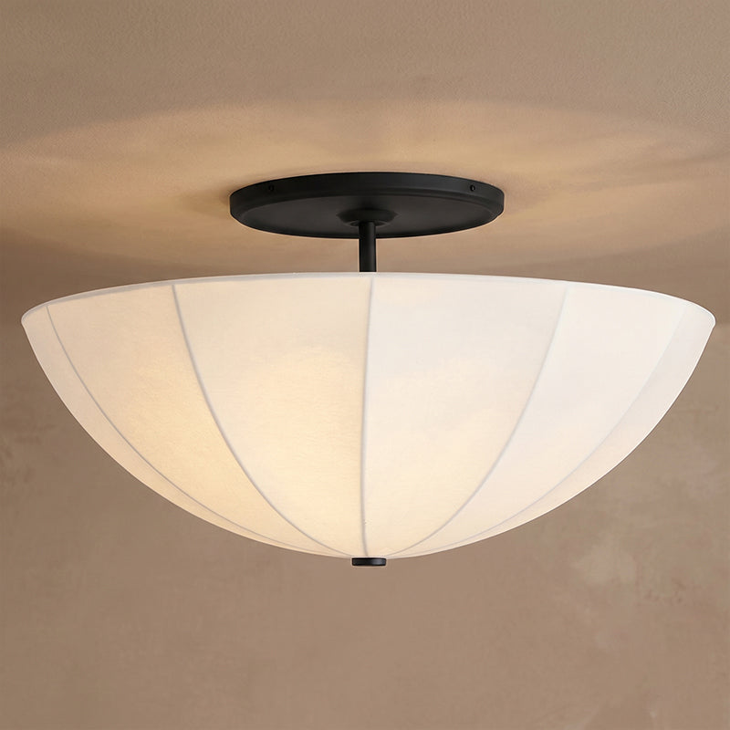 Auden Fabric Semi-Flush Mount