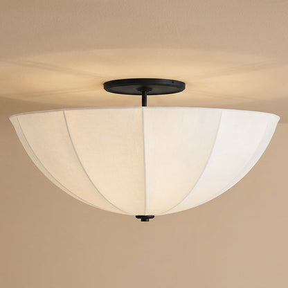 Auden Fabric Semi-Flush Mount