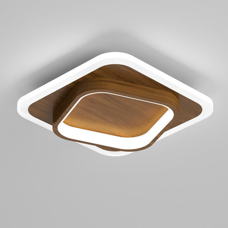 Scandinavian Iron Flush Mount