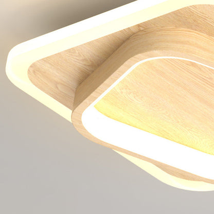 Scandinavian Iron Flush Mount