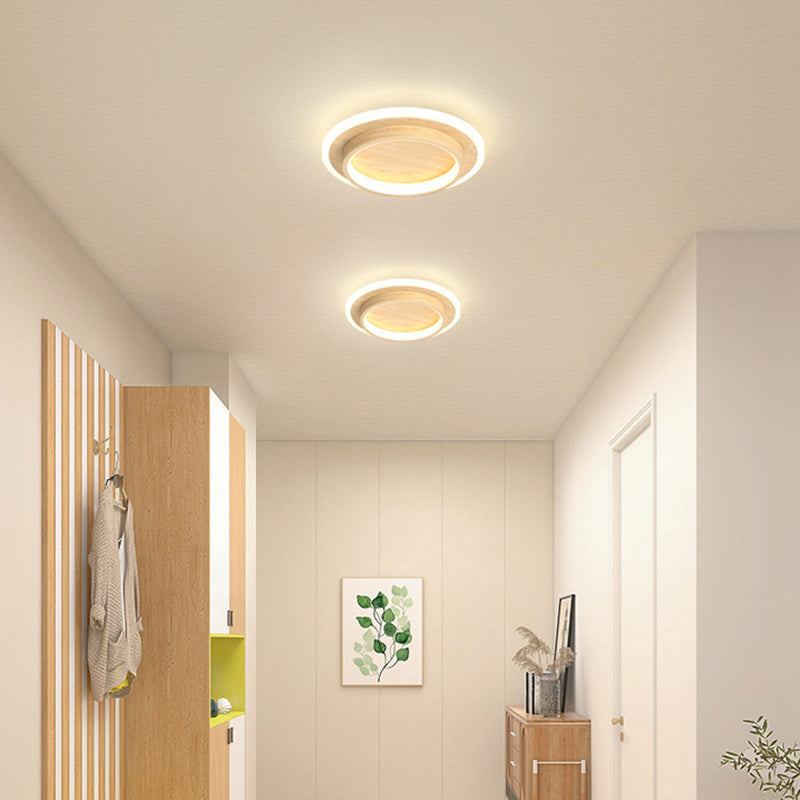 Scandinavian Iron Flush Mount